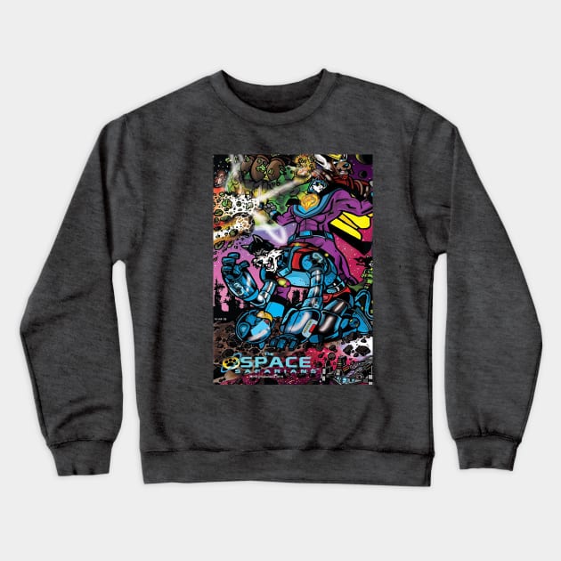 The Return of Cosmic Cat Crewneck Sweatshirt by DocNebula
